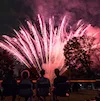 Fireworks over Parrish Beach