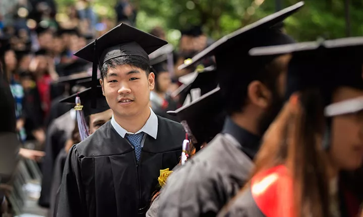 graduates in crowd