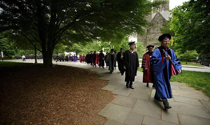 Baccalaureate procession