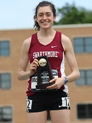 Katie Jo McMenamin '16 on the podium