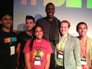 Rose Pitkin with Jason Collins